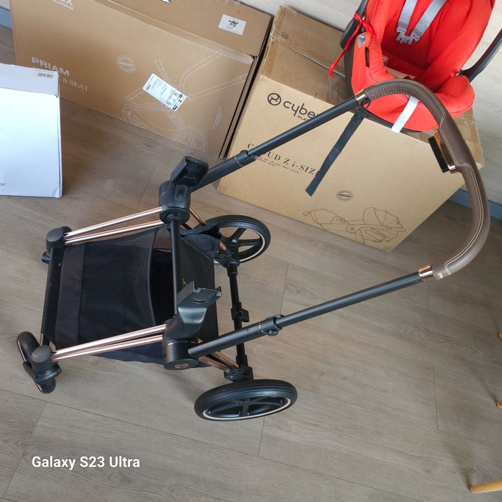 Cybex Priam Rose Gold! Autumn Gold! Cybex Cloud Z I-Size! Spacerowka