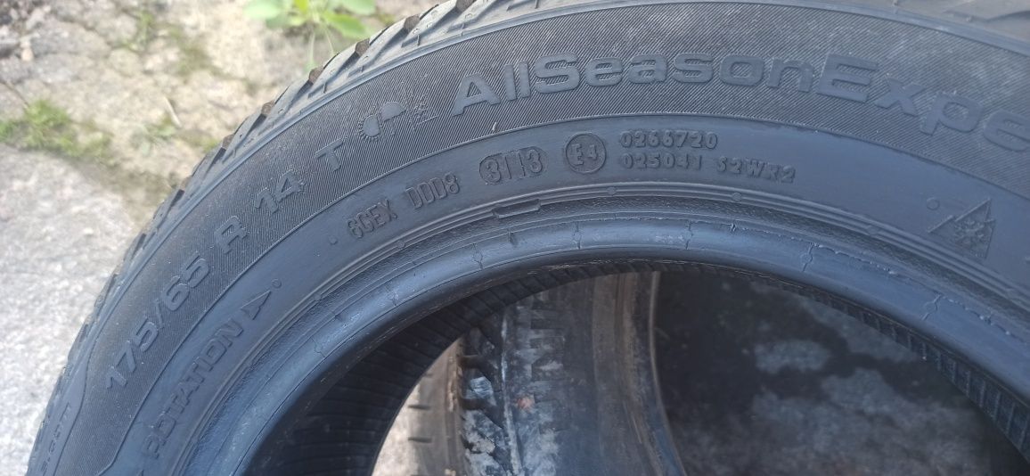 Резина UniRoyal All Season 175/65 R14 із Європи.  Гарний стан