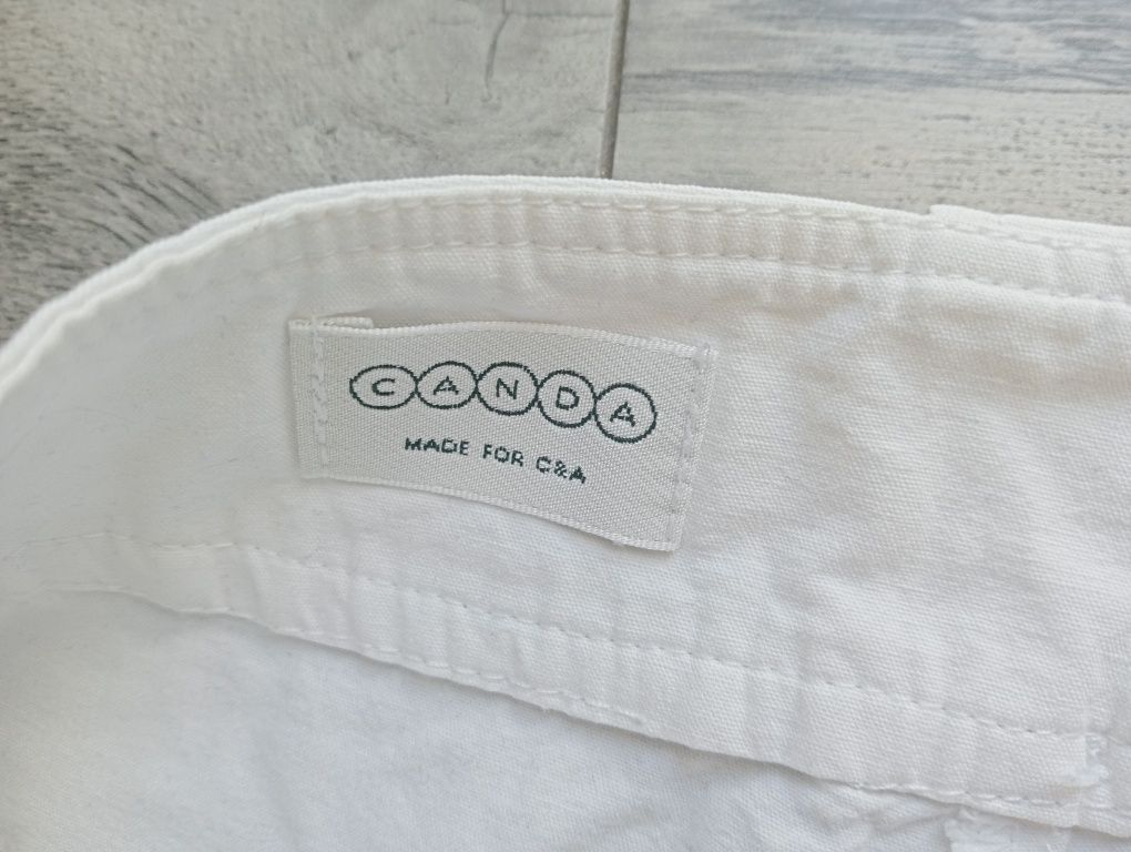 C&A spodnie damskie białe rozmiar 38