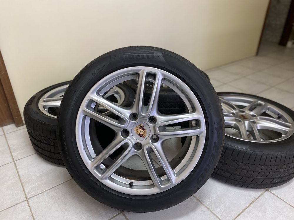 Jantes 19” 5x130 originais Porsche Panamera com pneus