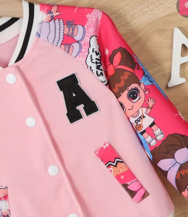 Nowa przepiękna kurtka bejsbolówka lol 116 120 cm