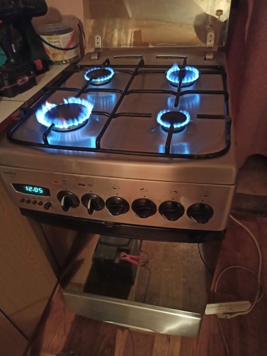 Kuchnia kuchenka gazowo-elektryczna Amica 50cm termoobieg gaz z butli