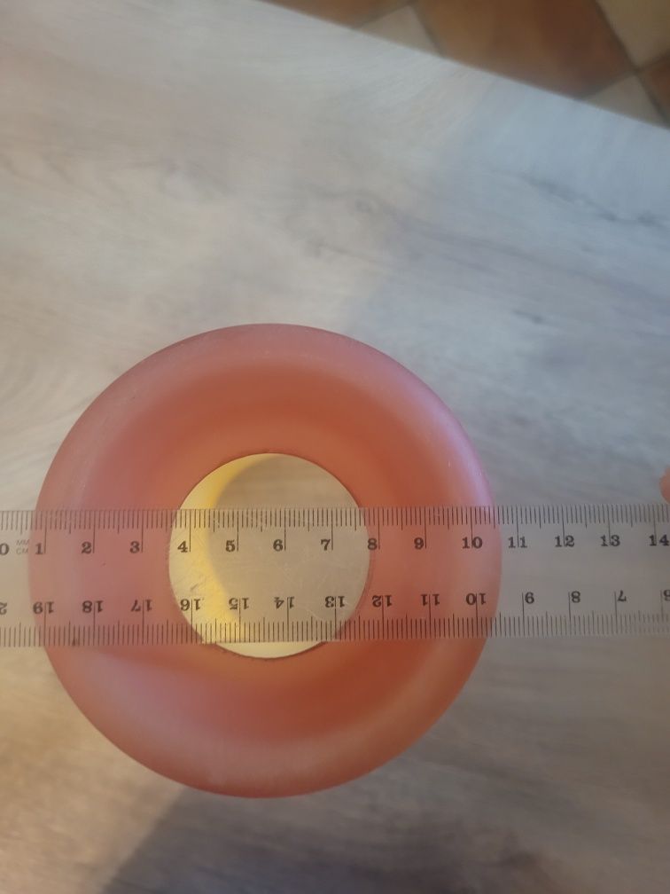 3 klosze do lampy wiszącej lub stojącej klinkiet miodowowisniowe szkło