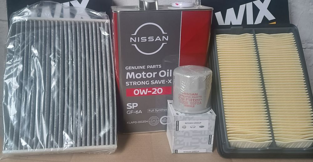 Набір для ТО (масло +фільтри) Nissan Rogue Sport