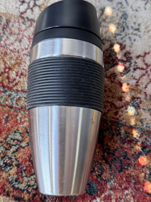 Kubek termiczny srebrny