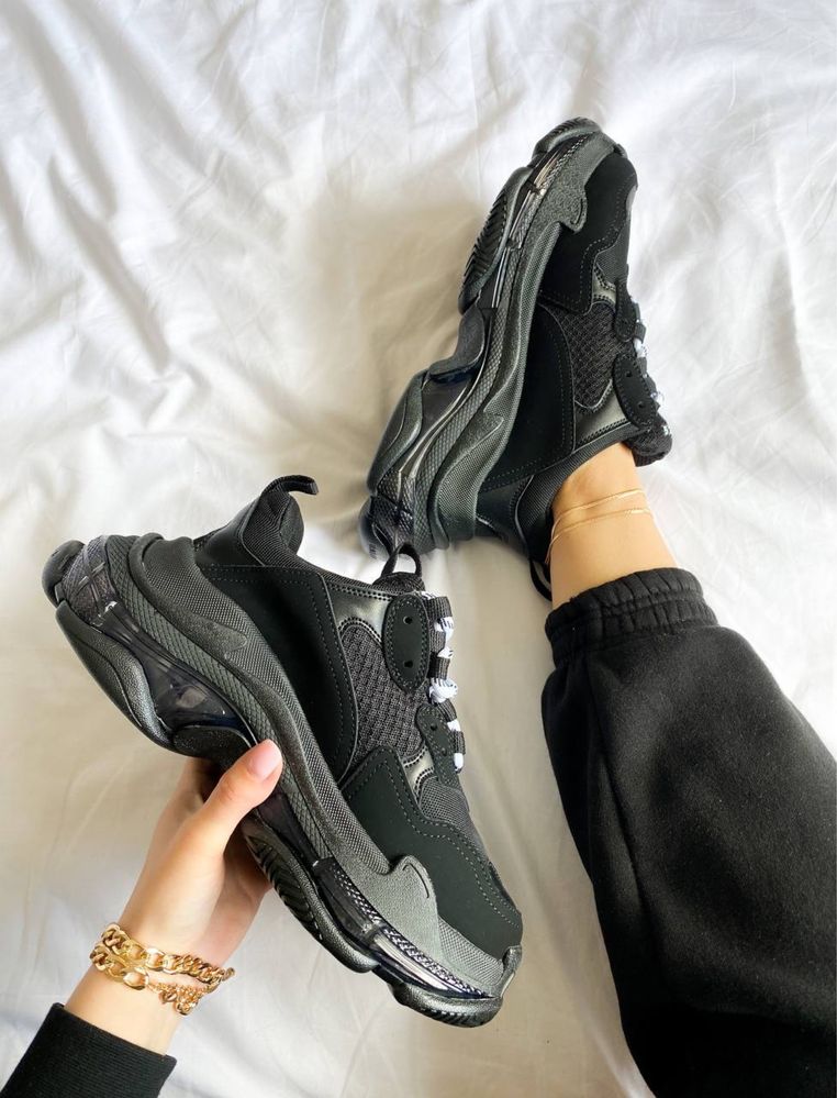 Balenciaga Triple S Black Sole 36-41 buty trampki tenisowki sneakersy