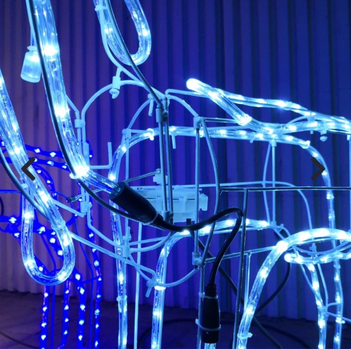 Renifer led xxl 3D rusza głową nowy świąteczny piękny duży 120cm jeleń