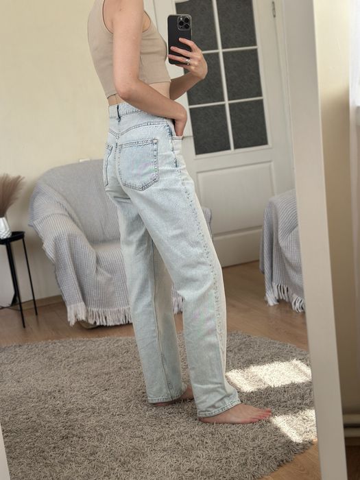 Джинси прямі блакитні жіночі Perfect Jeans