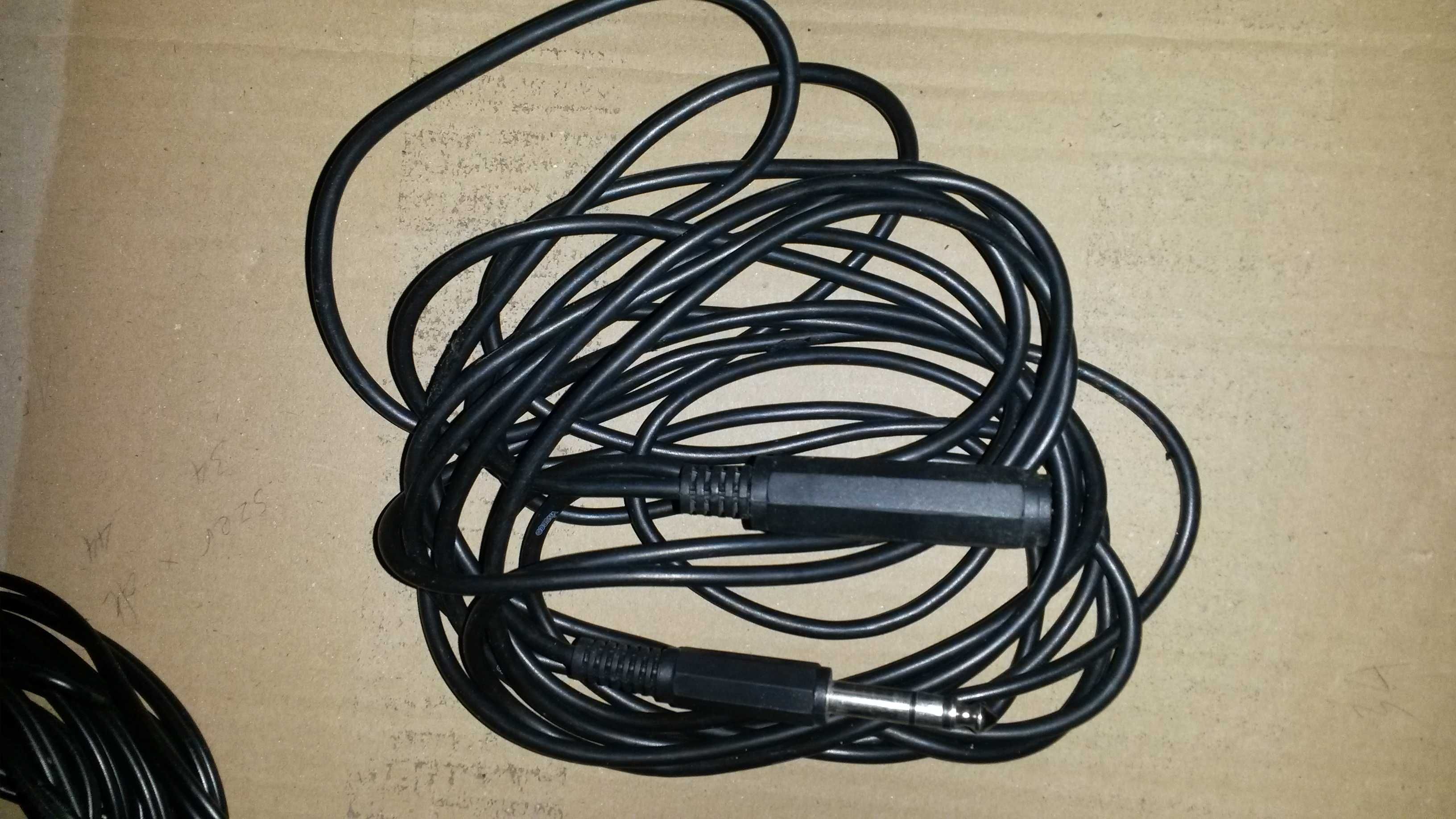 Przewód kabel przedłużacz duży Jack 6,3 mm przejściówka adapter