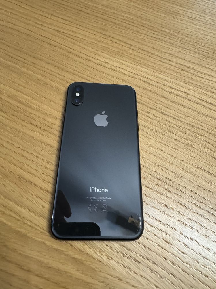 iPhone 10 X Czarny 64GB bateria 100 Nowe szkło