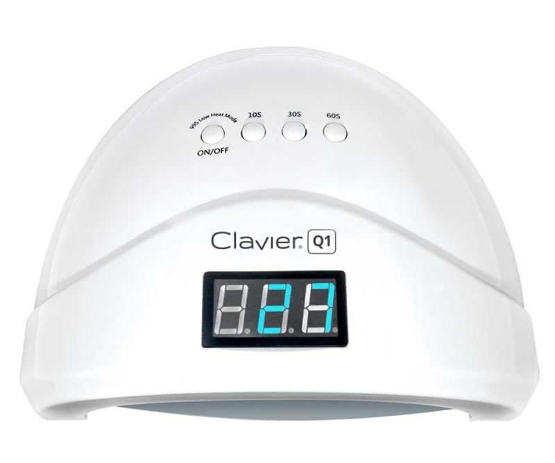 Lampa UV LED CLAVIER Q1 48W Wyświetlacz timer do Paznokci Hybryd Żeli