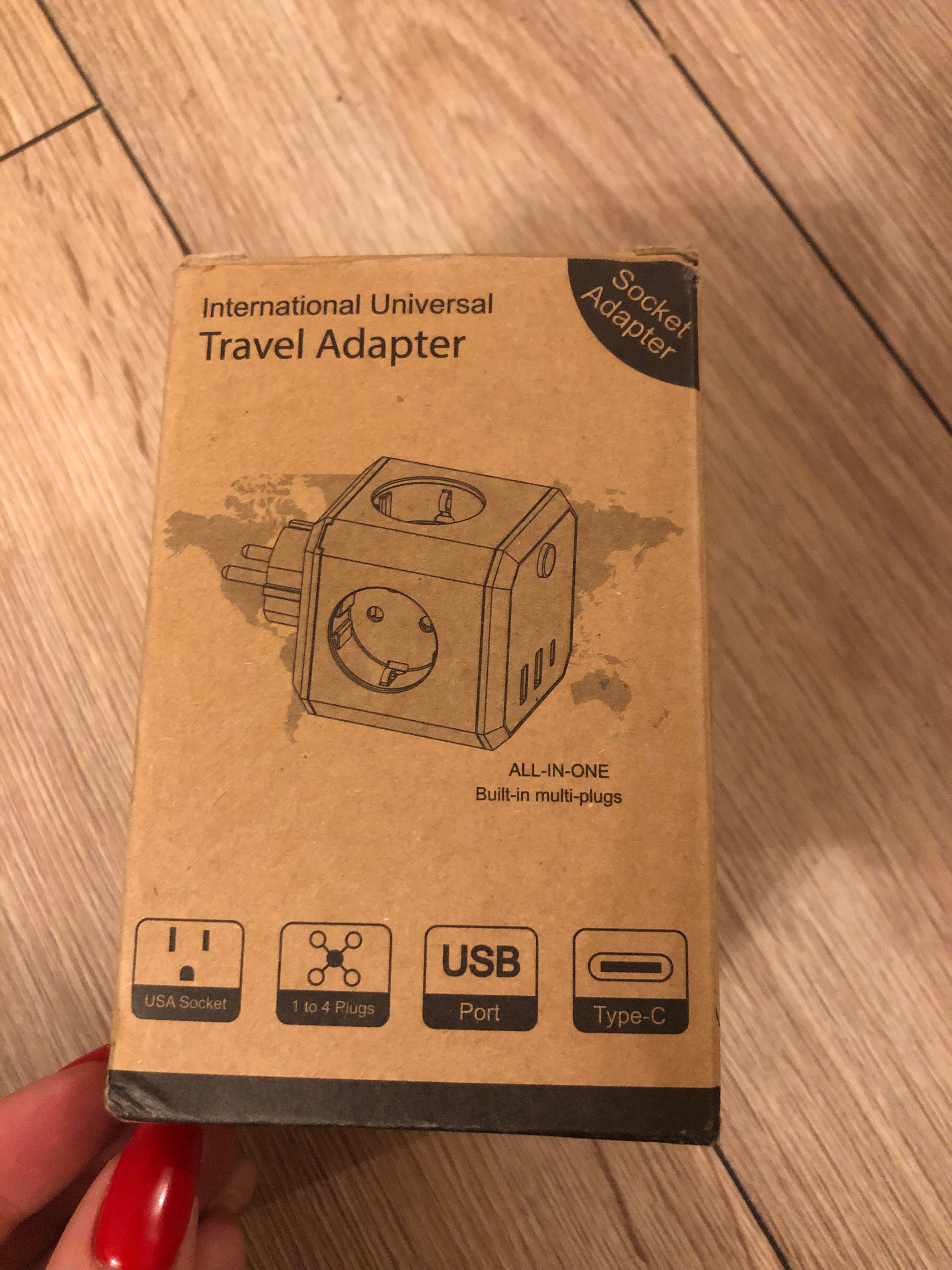 Adapter podróżny angielskie wejście typ c USB