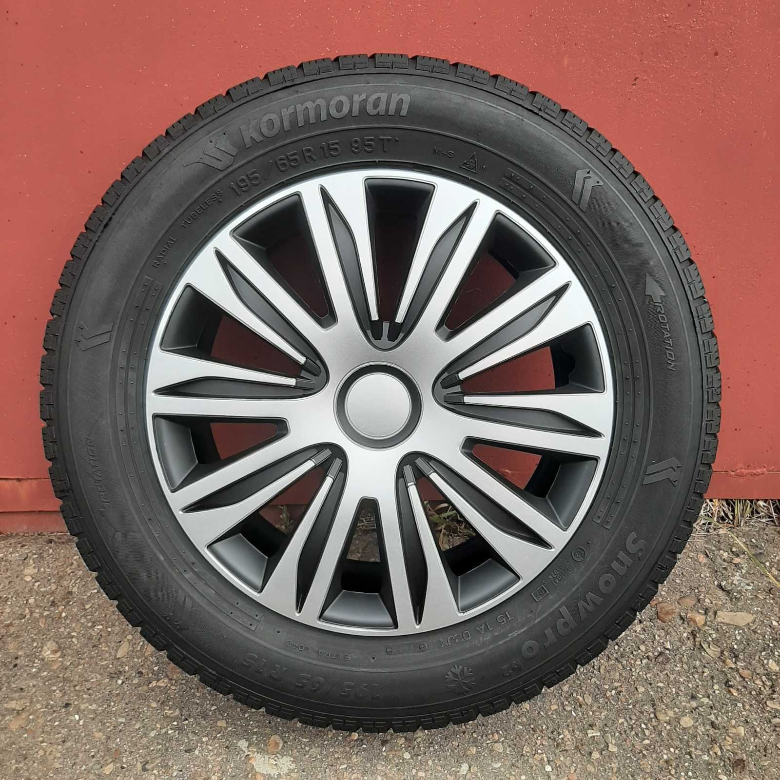 Ковпаки R13 R14 R15 R16 Nardo silver&black колпаки на колеса диски