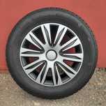 Ковпаки Nardo silver&black R 15 колпаки на колеса диски