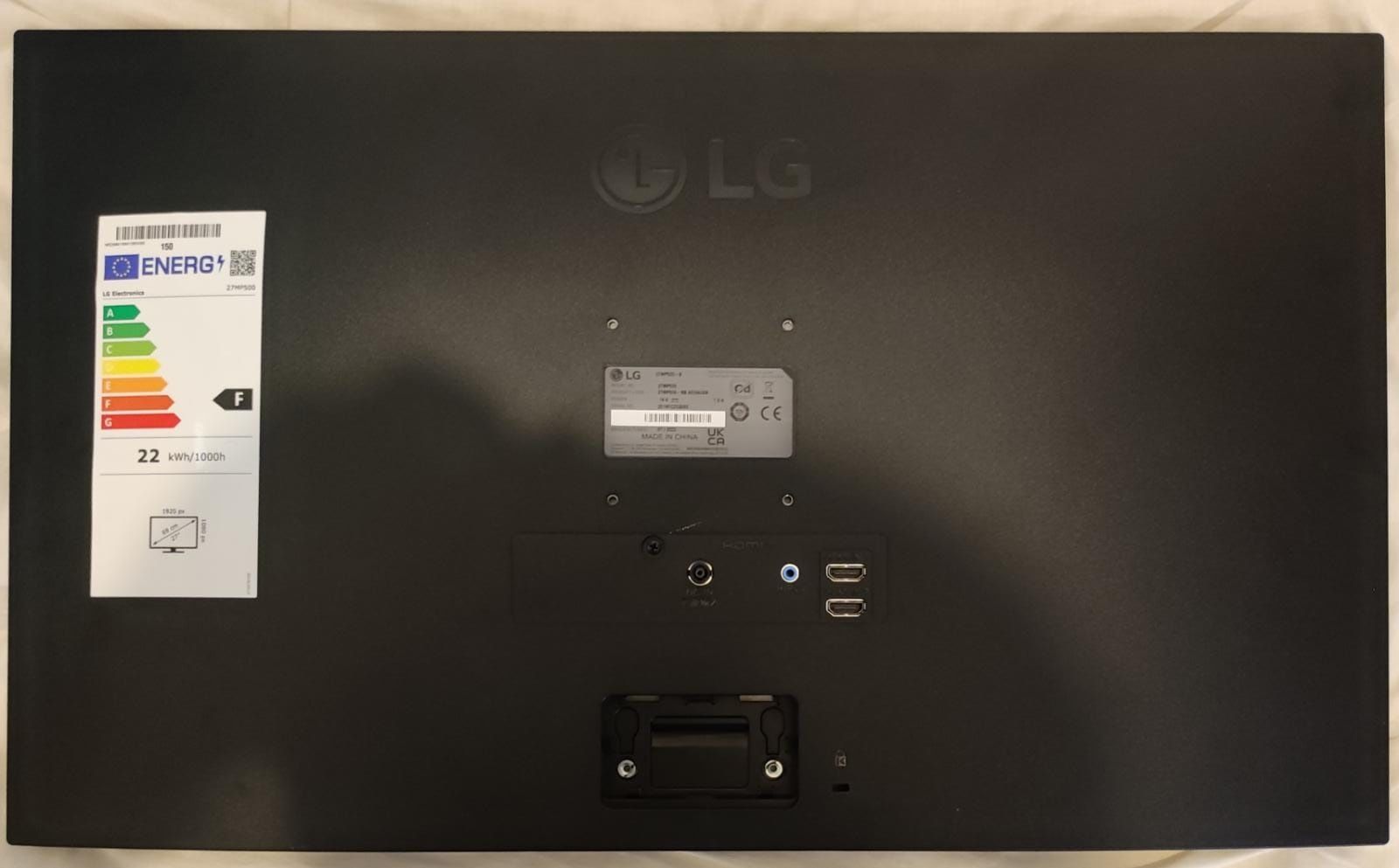 Monitor gaming lg 27mp500 - para peças