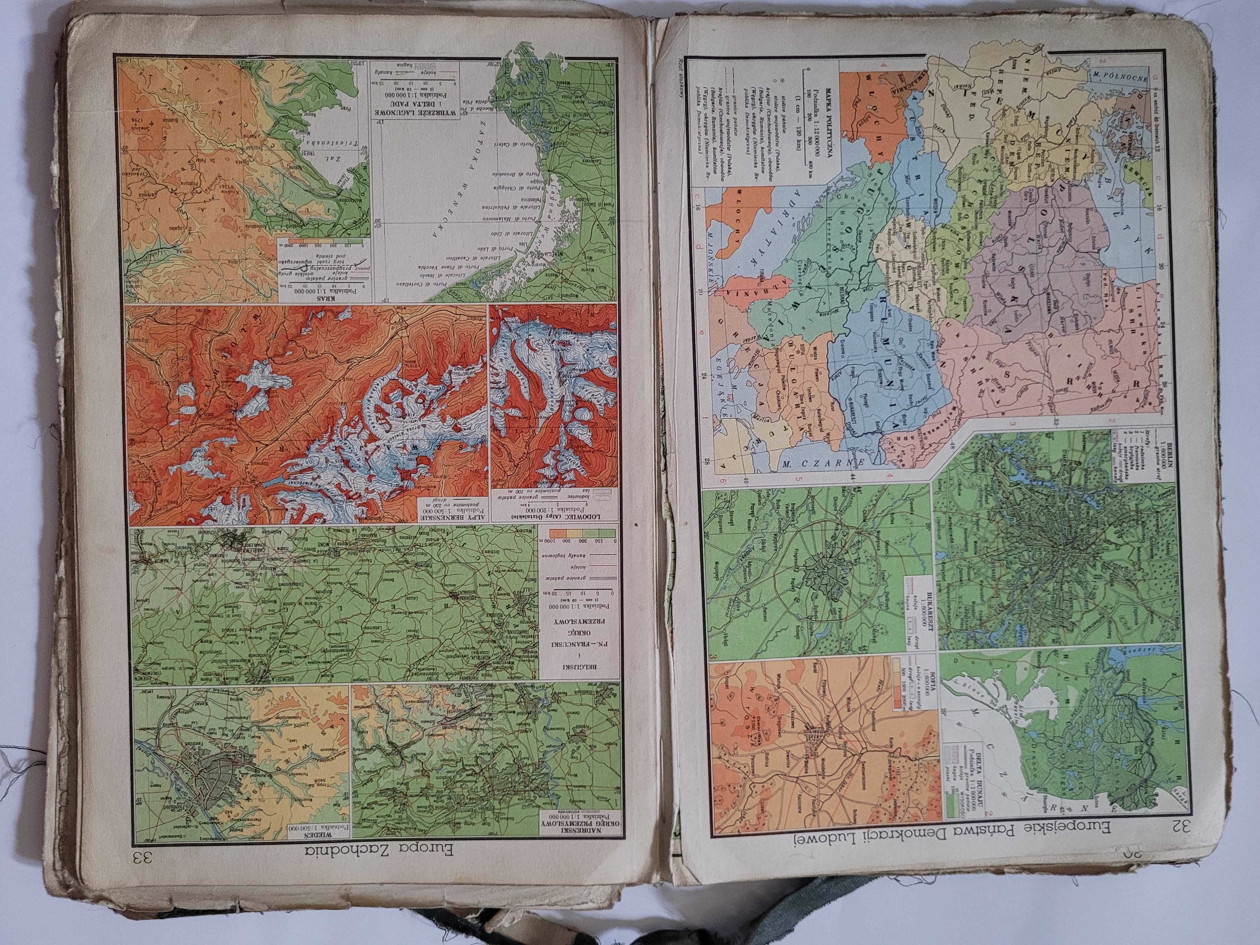 Atlas geograficzny, 1957r.