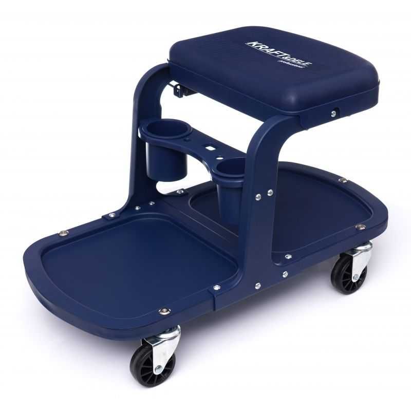 TABORET STOŁEK WARSZTATOWY na kółkach półka uchwyty garaż kd10762