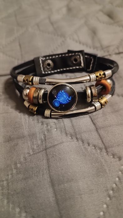 Stylowa bransoletka skorpion znak zodiaku NOWA