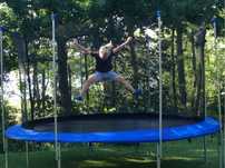 Trampolina ogrodowa średnica 366 cm