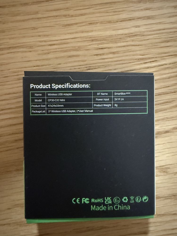 Wireless CarPlay USB