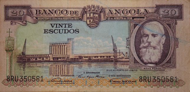 Nota de 20 Escudos Angola