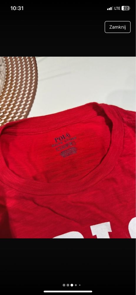 Ralph Lauren roz.L koszulka z długim rękawem