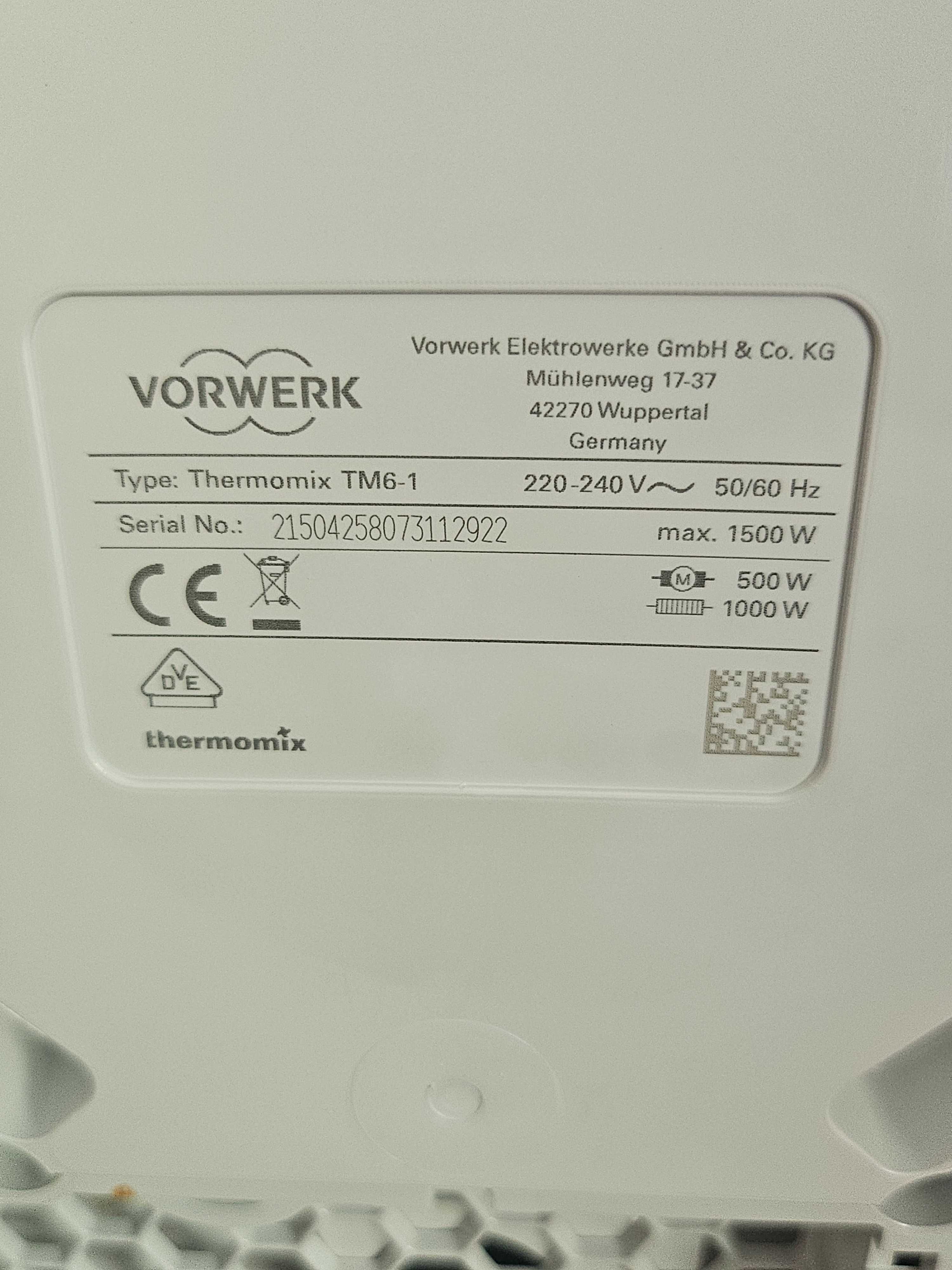 Termomix Tm6 + dodatkowe naczynie gratis