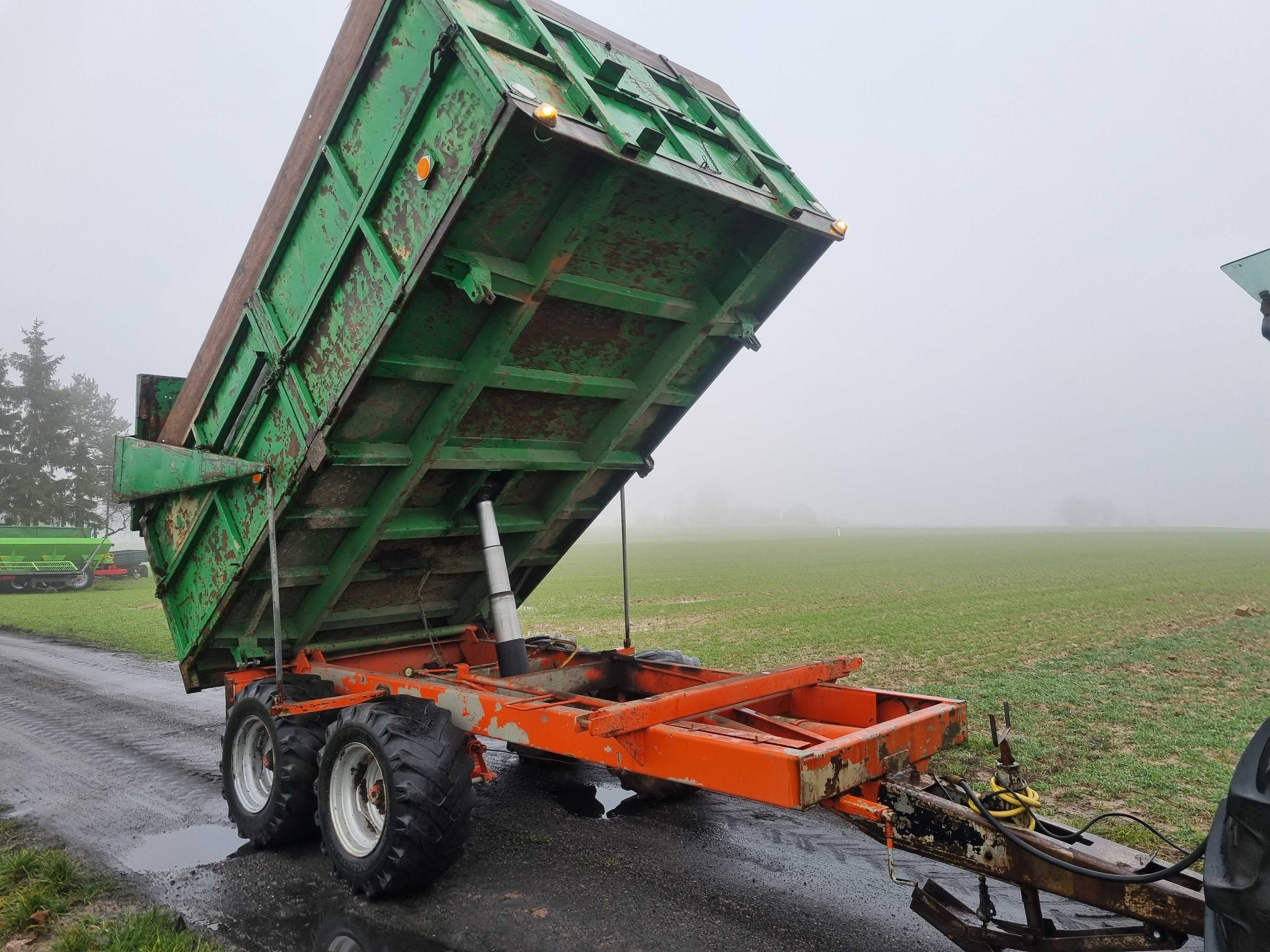 Przyczepa wywrotka tandem 8 ton Skorupa Agromet Warfama