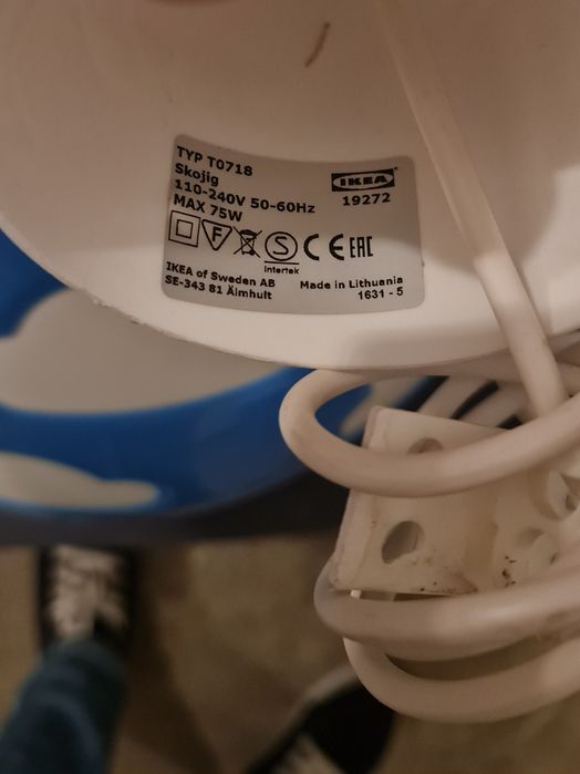 Lampa chmurka Ikea Skojig
