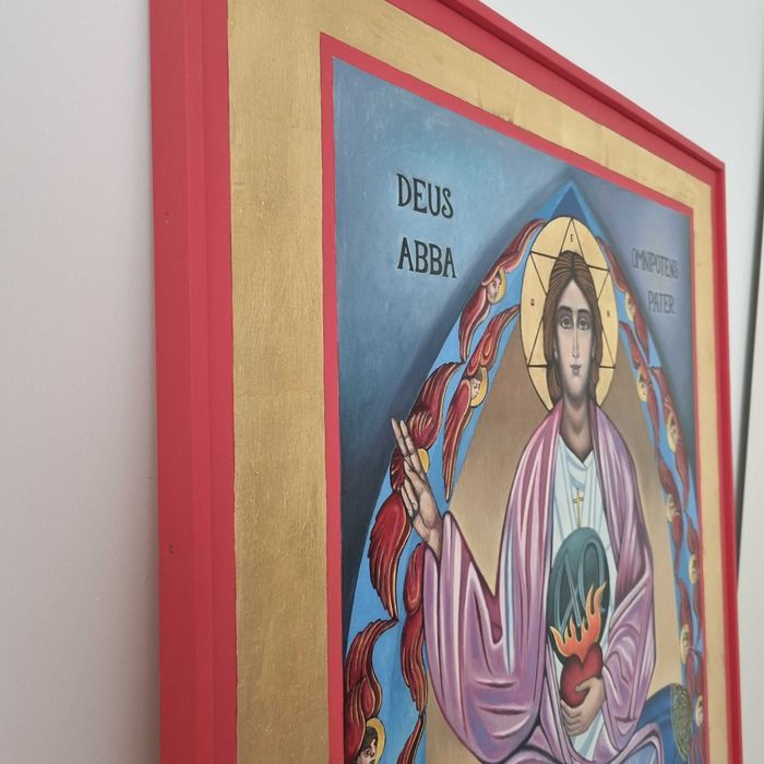 obraz olejny Deus Omnipotents - kopia znanej ikony