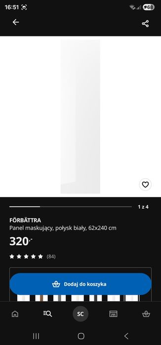 Panel maskujacy ikea