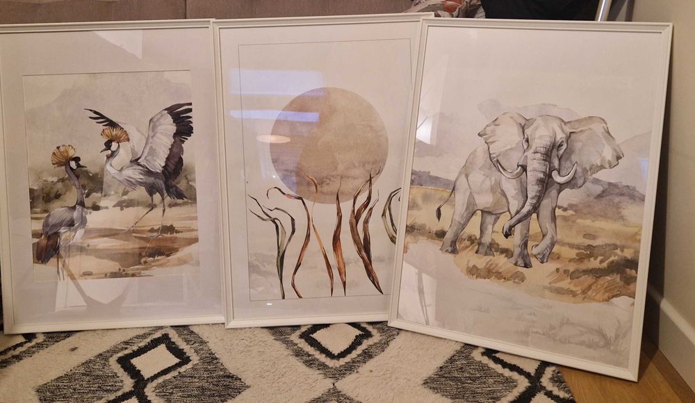 Ramy Ikea Koppang z plakatami