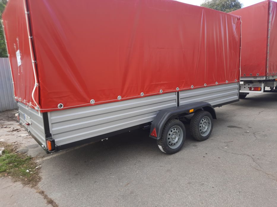 Акція, Тент фура на причіп 2-1.3 ПВХ, купить тент. М'які вікна для Аль