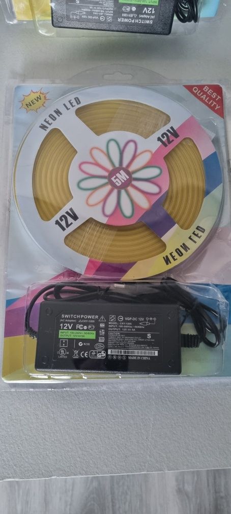 Luzes leds com tomada 5m