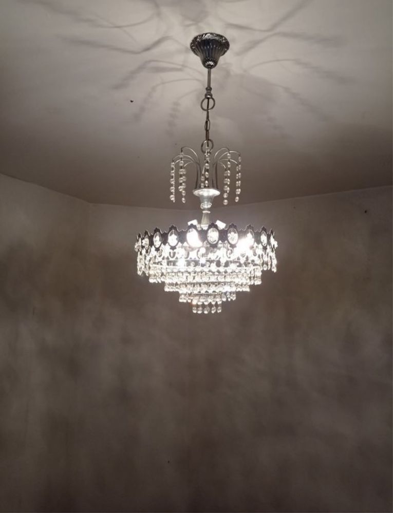 Candeeiro / Candelabro de Cristal