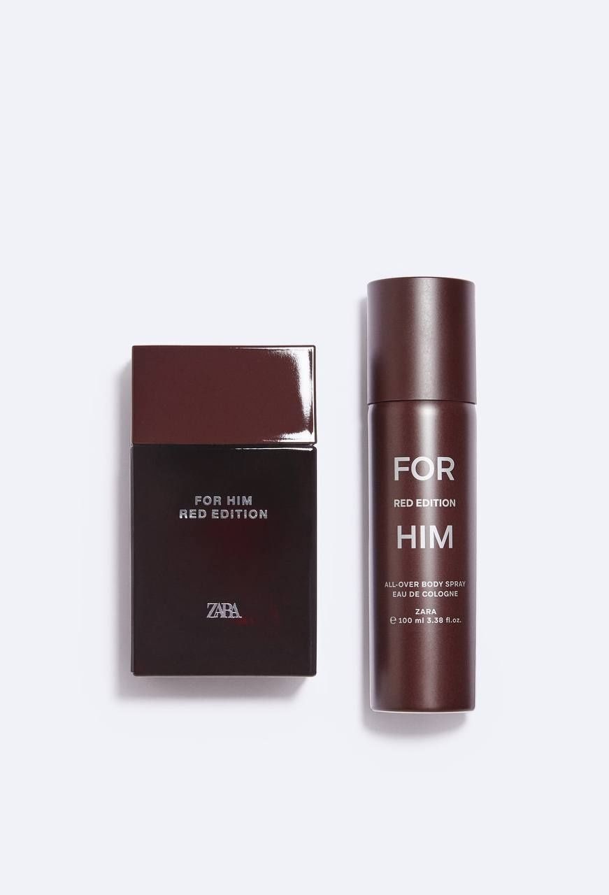 Zara набори Vibrant/tobacco/for him/sunrise on the red sand dunes