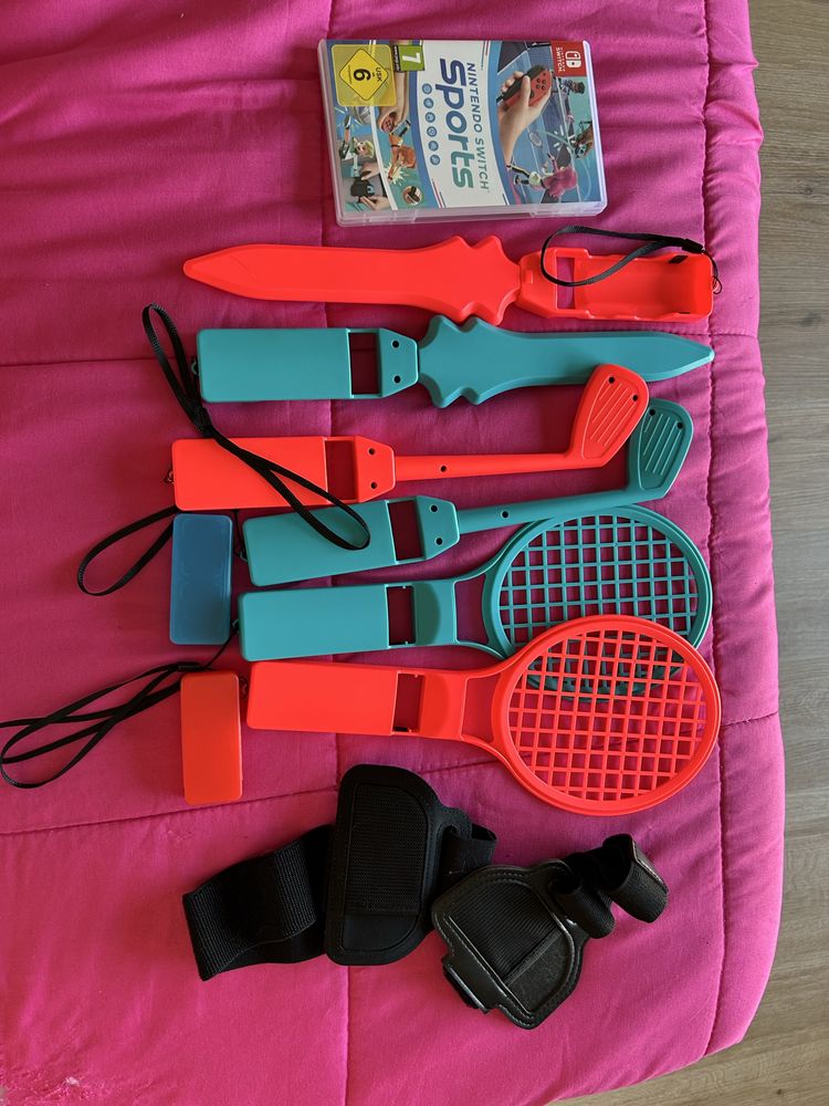 Nintendo switch SPORTS + kit de acessórios