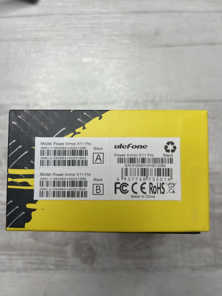 Смартфон Ulefone Power Armor X11 Pro 4/64GB Black