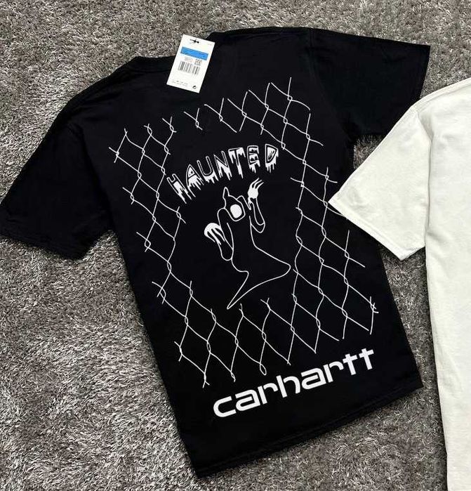 Новая футболка Carhartt — Fuck The Police — Біла — Кархарт — ХС-ХЛ