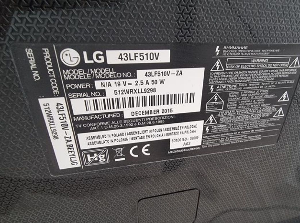 Telewizor LG 43 cale