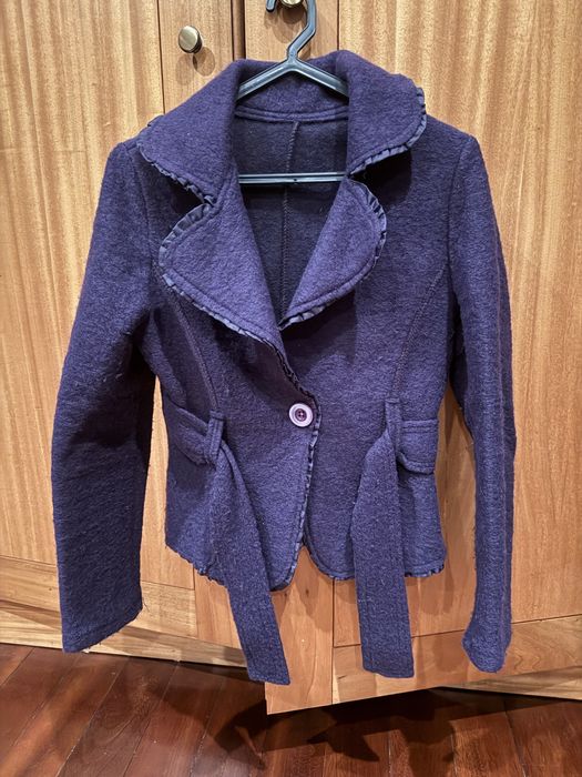 Blazer lã roxo S