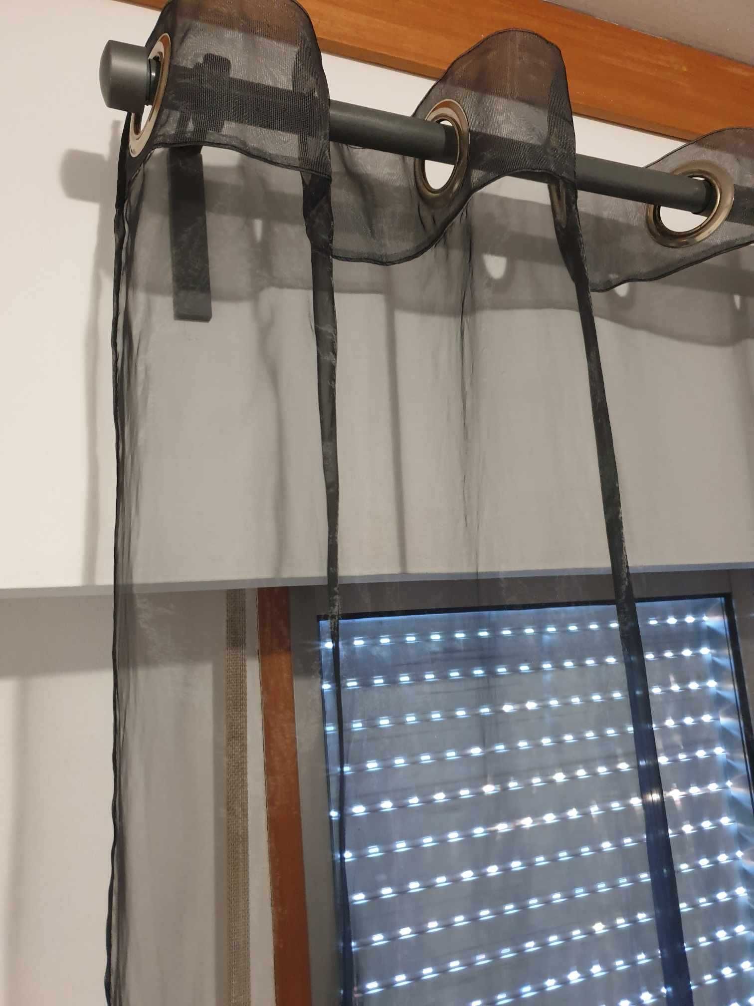 Cortinas transparentes
