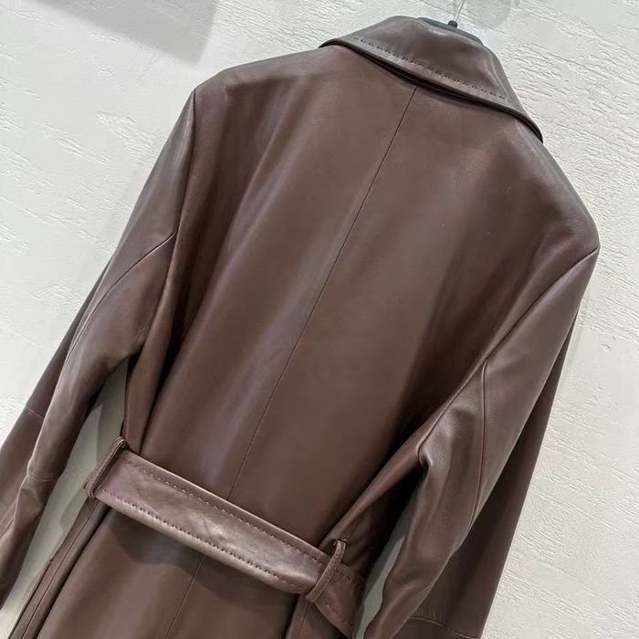 Płaszcz Max Mara skóra jagnięca r36 włoski 40
