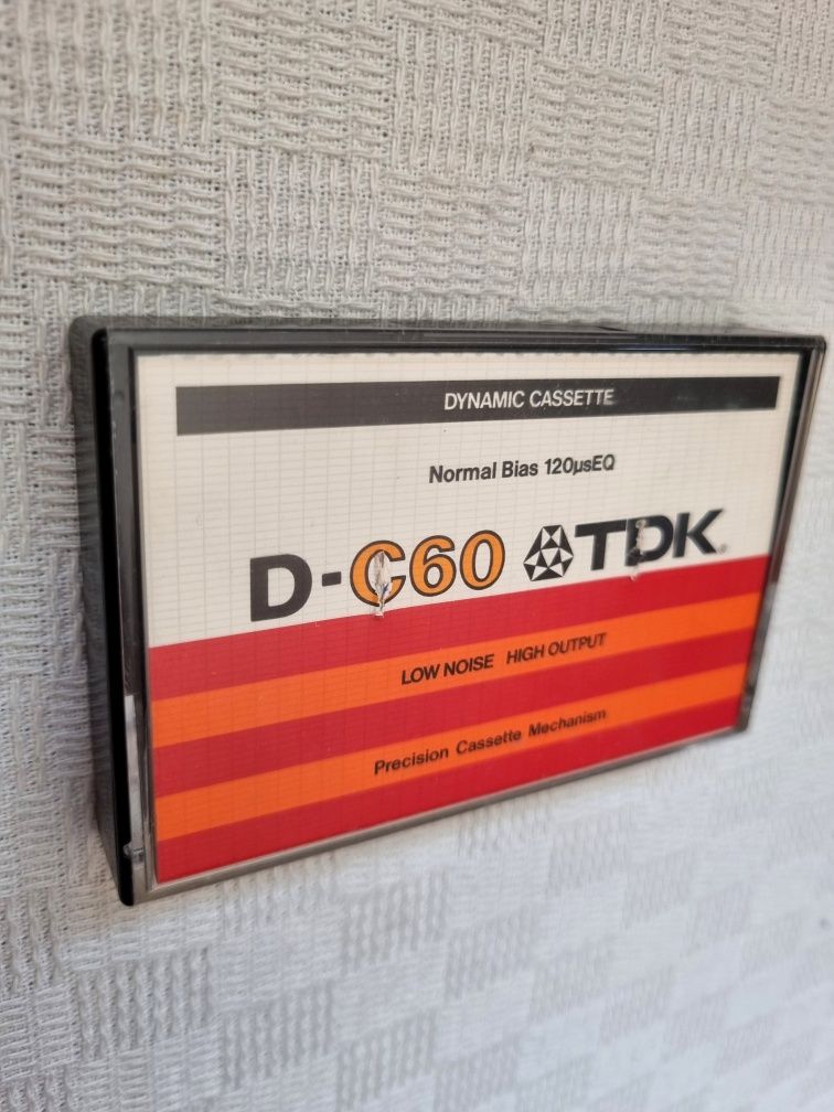 Kaseta TDK D60 1979 rok początki kaset TDK stan bd