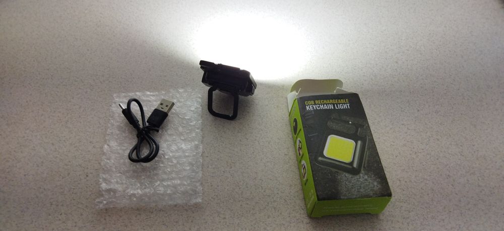 Мини Прожектор 500 люмен на аккумуляторе (зарядка от USB - Type C