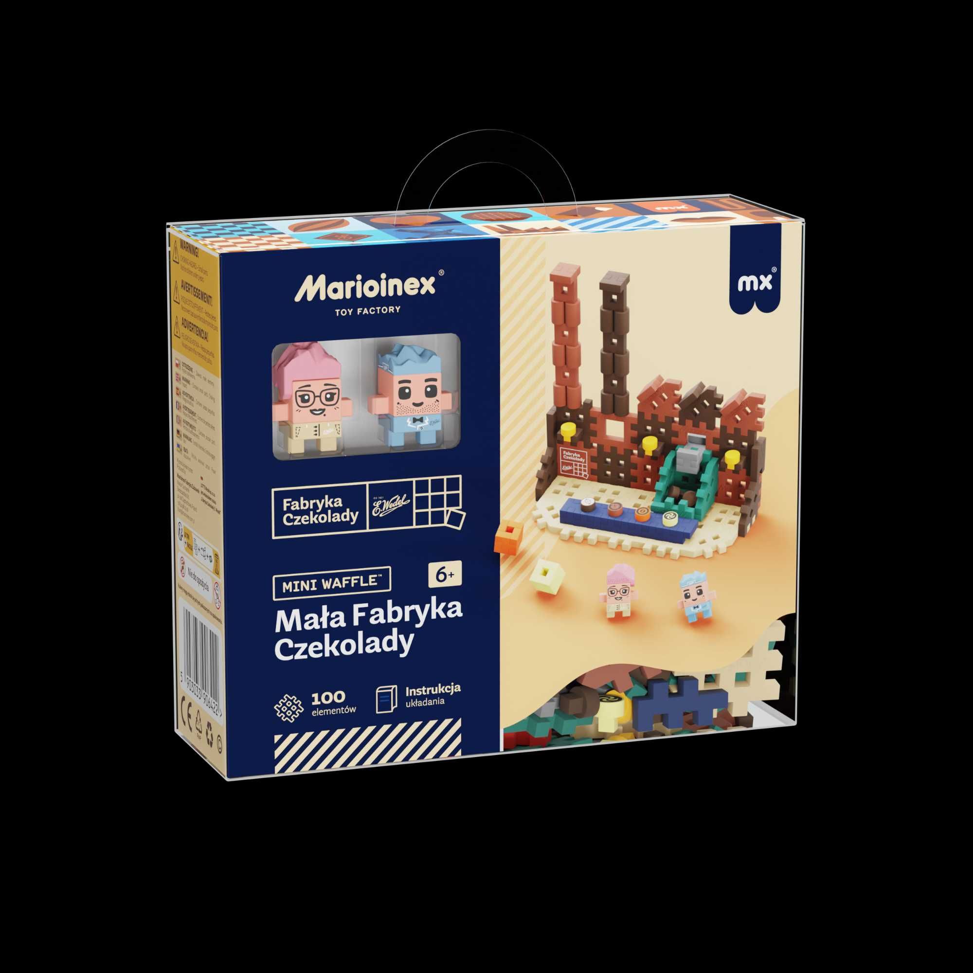 MARIOINEX 906422 WEDEL MINI WAFLE Mała fabryka czekolady 100 elementów