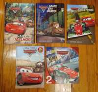 Cinco Livros infantis CARS