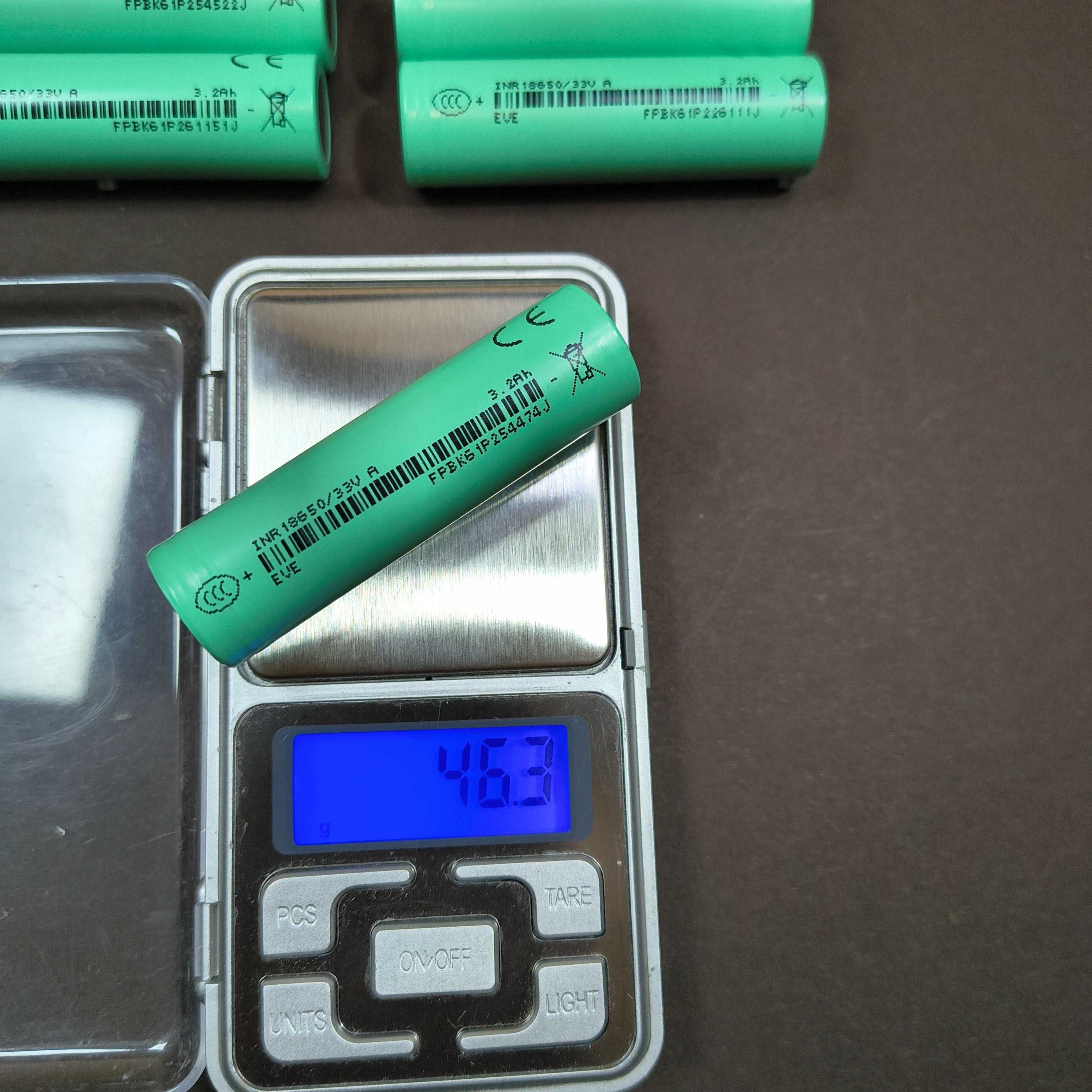 Аккумуляторная батарея 18650 новая INR18650 33VA EVE 3300mAh 10A