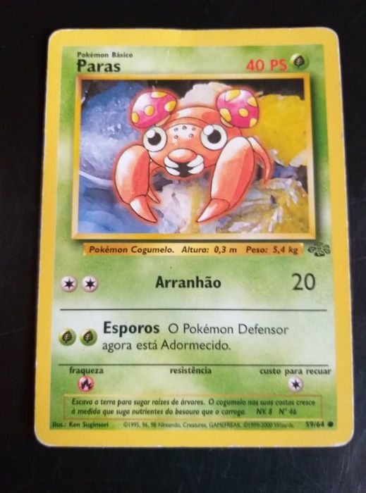 Pokemon Card -Paras 40 PS