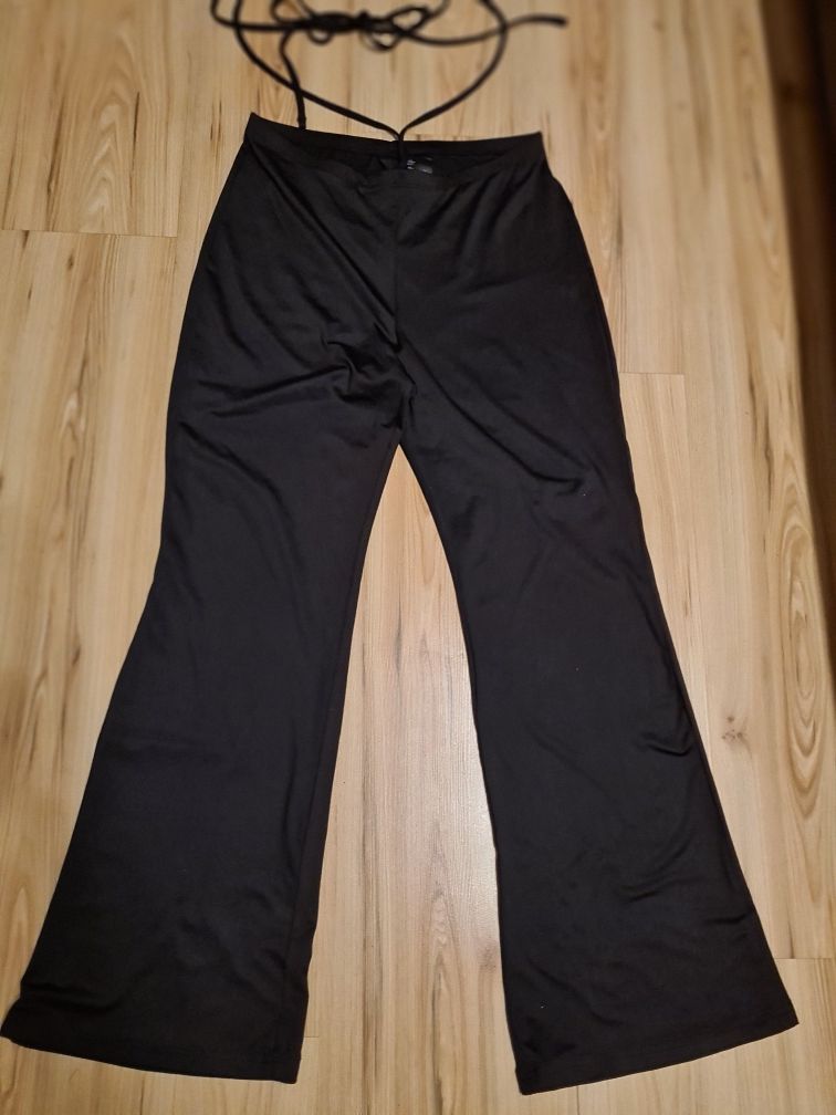 Spodnie H&M z tasiemkami wokół talii